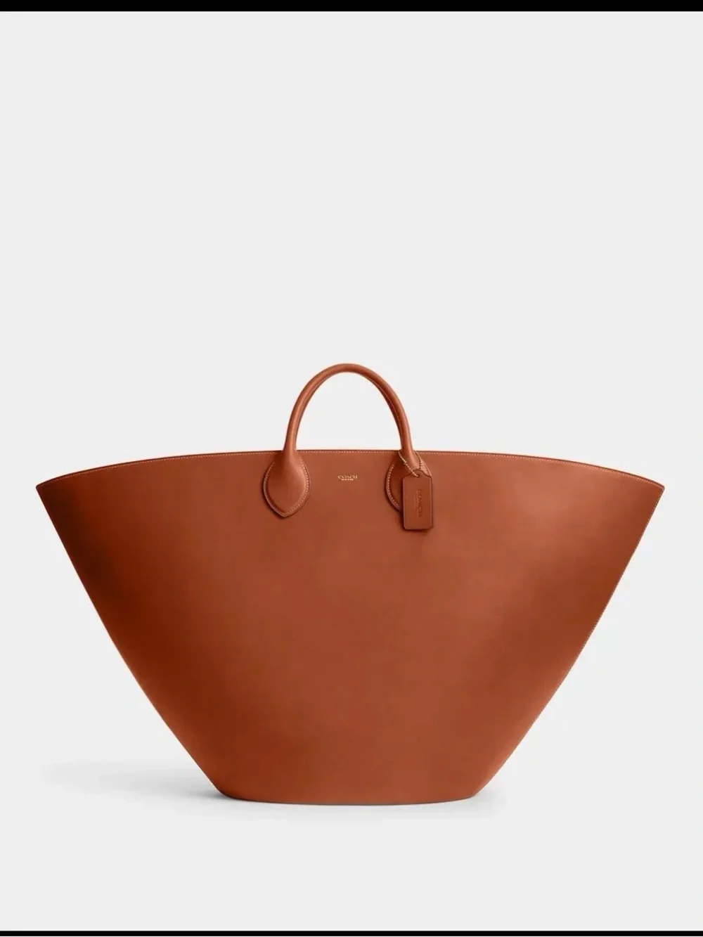 Brown Leather Tote Bag - Women